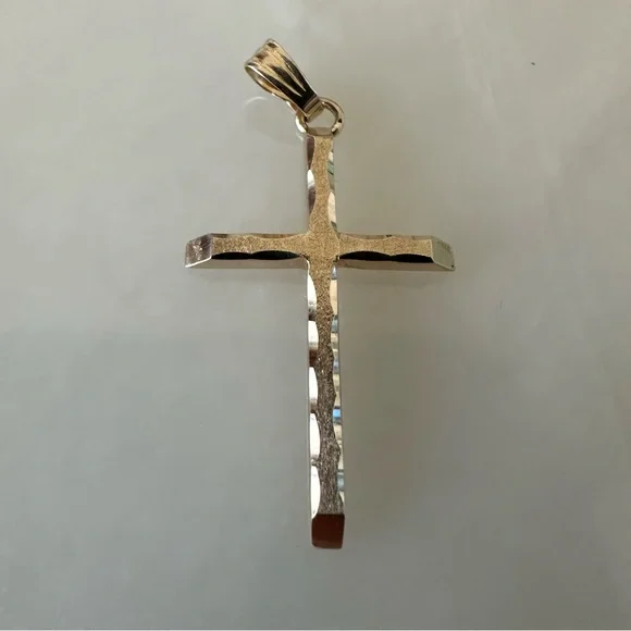 14k Solid Gold Cross - Picture 3 of 15